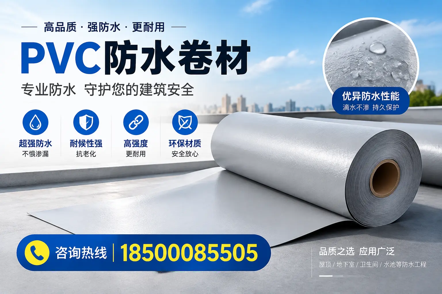 咸宁地区pvc防水卷材的市场现状与发展趋势