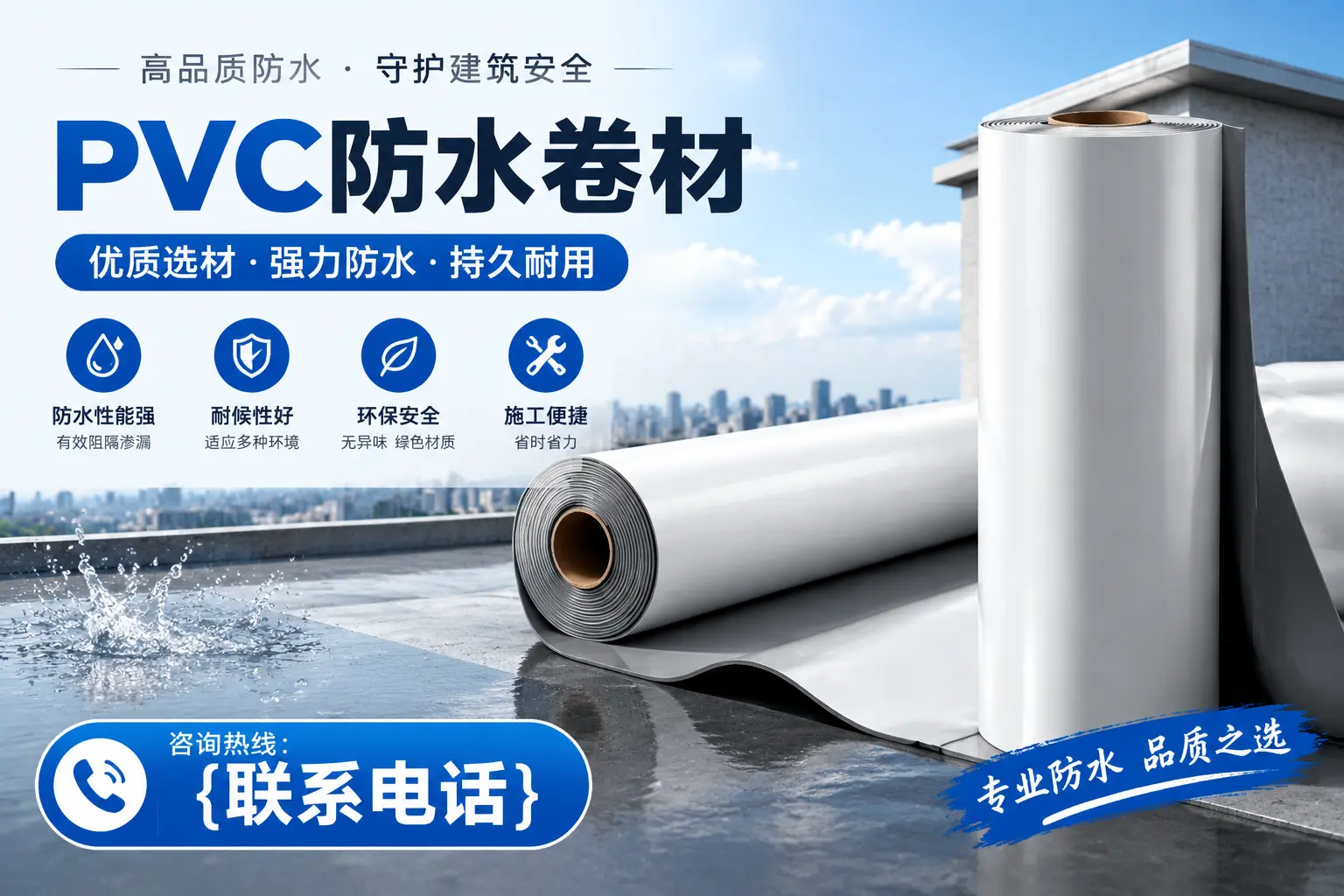 PVC防水卷材的选购技巧与注意事项,助您在咸宁找到合适产品